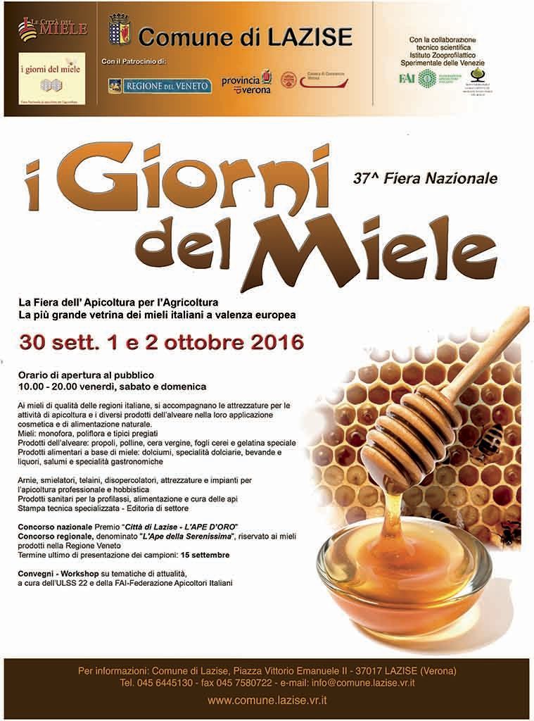 I GIORNI DEL MIELE Lazise 30 sett. 1 e 2 ottobre