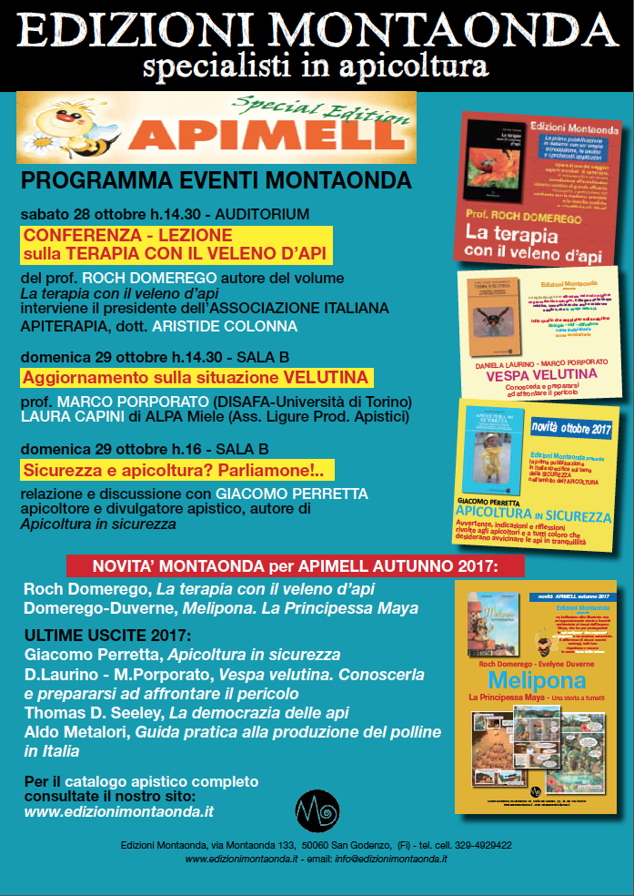 APIMELL 2017 AUTUNNO - PROGRAMMA MONTAONDA